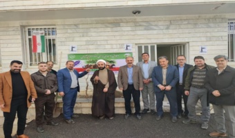 برگزاری مراسم نهال کاری در بنیاد شهید و امور ایثارگران شهرستان خمین