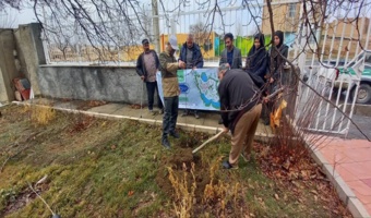 برگزاری پویش درختکاری خانواده و همیاران طبیعت در کمیجان