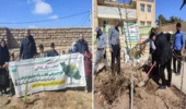 برگزاری مراسم درختکاری در شهرستان آشتیان 