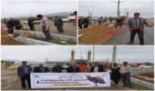  برگزاری مراسم درختکاری در شهرستان خمین  همزمان با روز بزرگداشت شهدا 