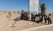 آغاز کاشت نهال طرح مردمی کاشت یک میلیارد درخت همزمان با سراسر کشور در شهرستان ساوه