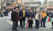حضور رئیس و کارکنان اداره منابع طبیعی و آبخیزداری شهرستان محلات در راهپیمایی 22 بهمن