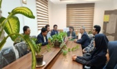 نشست صمیمی معاون برنامه ریزی اداره کل منابع طبیعی استان با کارکنان منابع طبیعی و آبخیزداری محلات