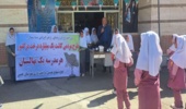 برگزاری کلاس آموزشی جذب همیار طبیعت دانش آموزی در مدرسه ابتدایی پروین اعتصامی شهرستان خمین
