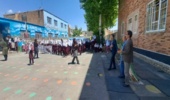 برگزاری پویش نهال کاری در مدرسه ابتدایی دخترانه الزهرا شهرستان خمین