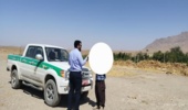 گشت و مراقبت و شناسایی تصرفات اراضی ملی در پلاک بزینجرد شهرستان کمیجان