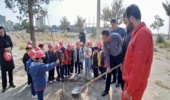 برگزاری پویش نهال مهر در دانشگاه تفرش