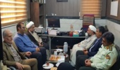 دیدار فرمانده یگان حفاظت منابع طبیعی ساوه با رئیس کلانتری شهر آوه
