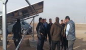 بازدید مدیرکل منابع طبیعی و آبخیزداری نیروگاه خورشیدی زرندیه