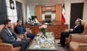 دیدار مدیرکل منابع طبیعی و آبخیزداری استان مرکزی با سرپرست فرمانداری محلات