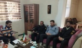نشست رئیس منابع طبیعی با فرمانده نیروی انتظامی خنداب