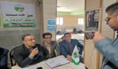 برپایی میز خدمت اداره منابع طبیعی و آبخیزداری شهرستان خمین
