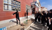 برگزاری پویش کاشت نهال در هنرستان فدک دلیجان