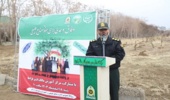 غرس ۳ هزار اصله نهال در مرکز آموزش درجهداری مالک اشتر اراک