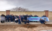 برگزاری مراسم درختکاری در دبیرستان کوثر آشتیان