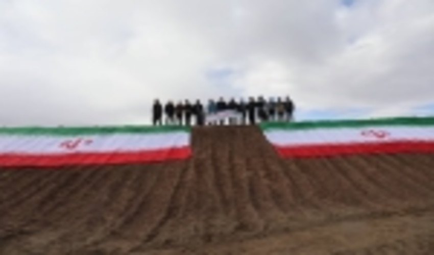 افتتاح پروژه آبخیزداری پخش سیلاب روستای شیر علی بیگلو شهرستان زرندیه 