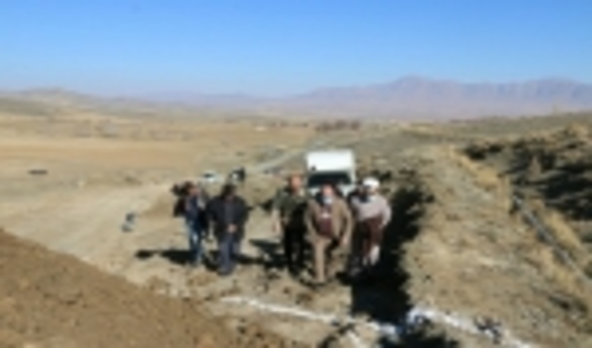 بهره برداری از طرح آبخیز داری و بازسازی سد روستای قلعه چی علیا تا یک ماه آینده