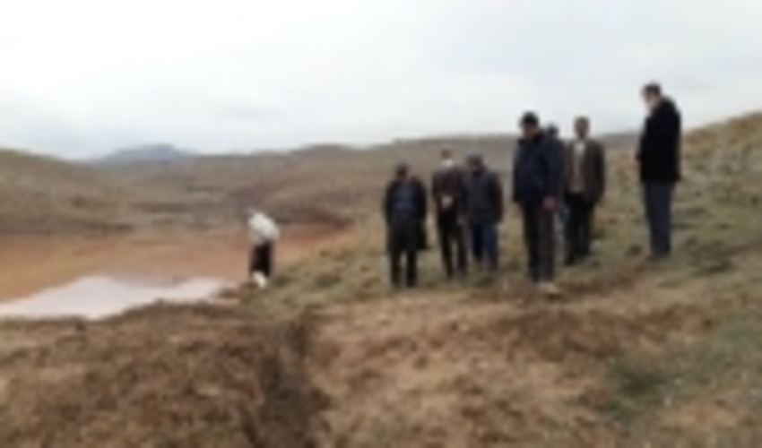 بازدید فرماندار دلیجان از بندهای خاکی سینقان 