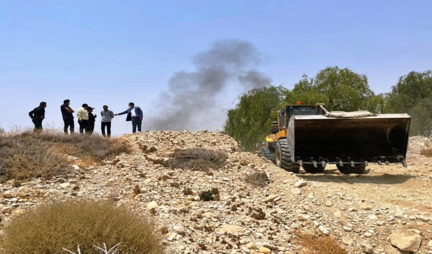 چهار هزار و 557 متر مربع از اراضی ملی ساوه رفع تصرف شد.