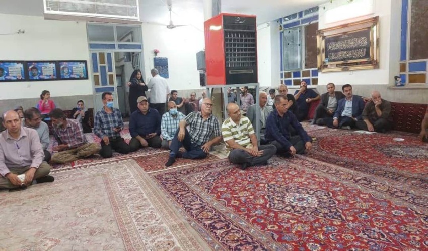 بر گزاری میز خدمت دولت  در روستای خانک  شهرستان تفرش .