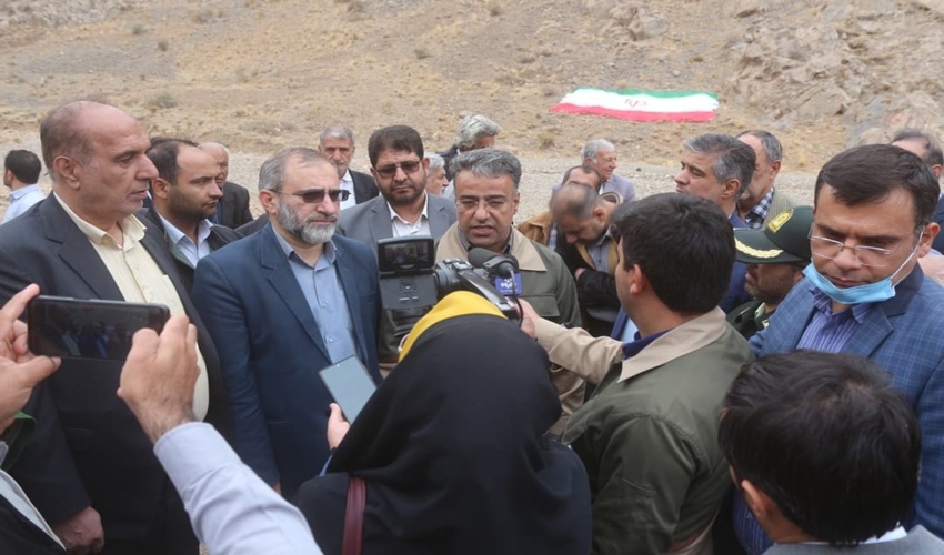 بازدیدخبرنگاران از بزرگترین پروژه آبخیزداری استان مرکزی در شهرستان تفرش 