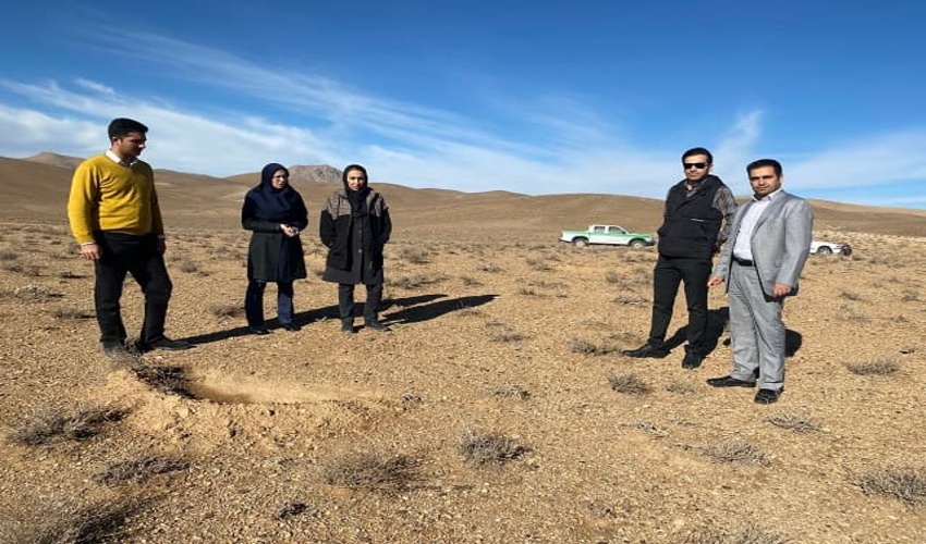 مسئولان اداره کل منابع طبیعی  و آبخیزداری استان مرکزی از طرح بیابانزدایی گلچشمه محلات بازدید کردند.