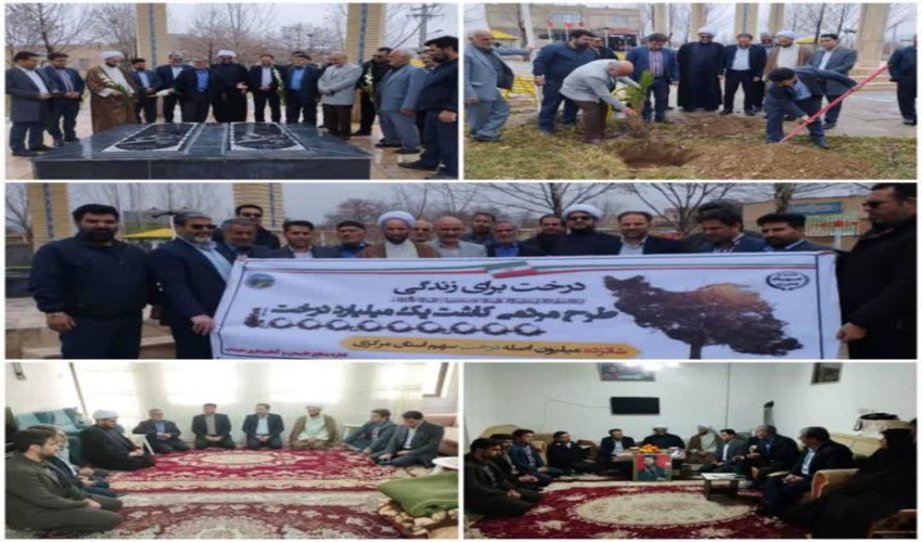 ادای احترام ،قرائت فاتحه و گلباران قبور شهدای گمنام شهر خنداب   همزمان با روز بزرگداشت شهدا