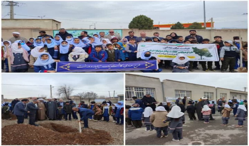  برگزاری مراسم کاشت نهال همزمان با روز بزرگداشت شهدا در شهرستان آشتیان 