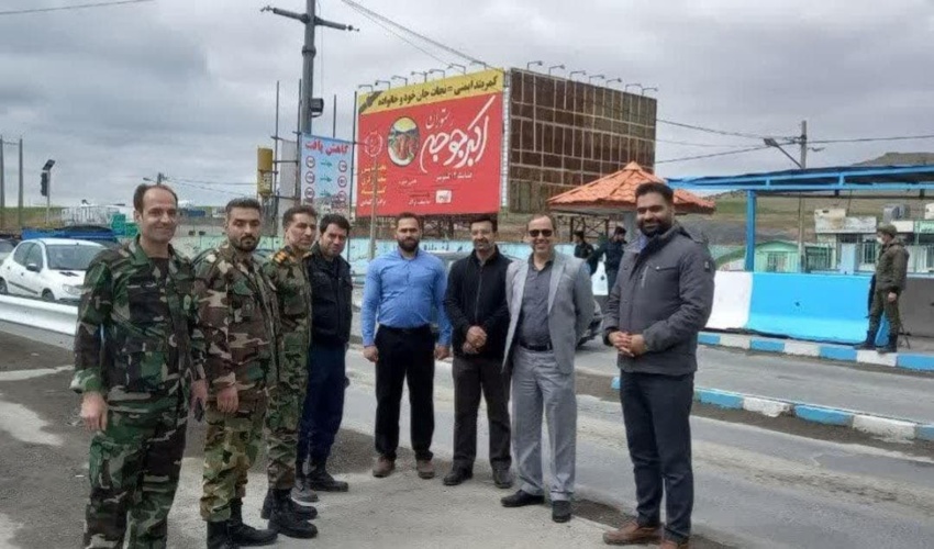 بازدید از ایست و بازرسی یگان حفاظت اداره منابع طبیعی و آبخیزداری شهرستان شازند 