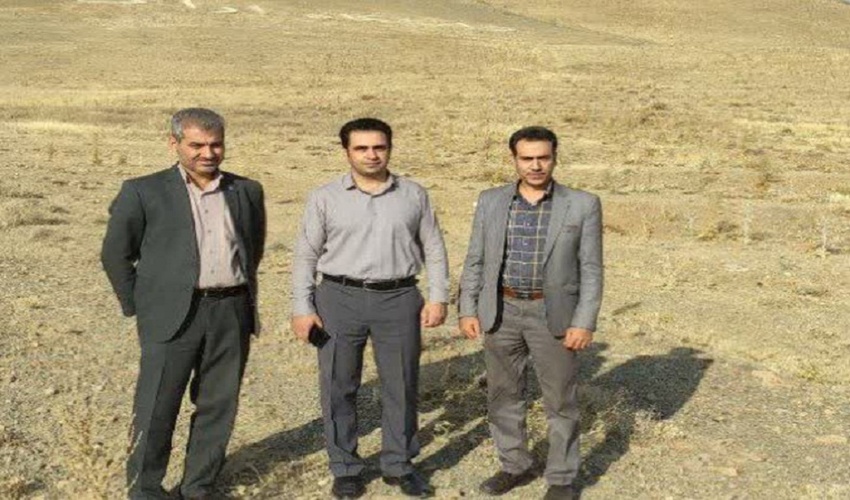 بازدید از محل بذرکاری دانشگاه اراک