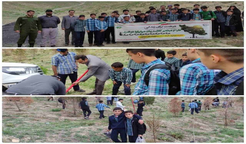 برگزاری سومین پویش نهالکاری در اراک 