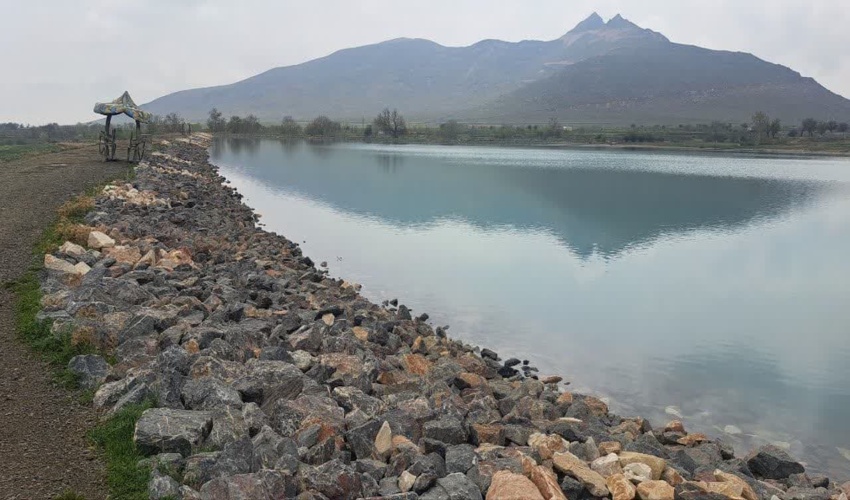 آبگیری ۹۵درصدی سد خان آباد و سرریز بند خاکي روستای استهلک شهرستان خمین 
