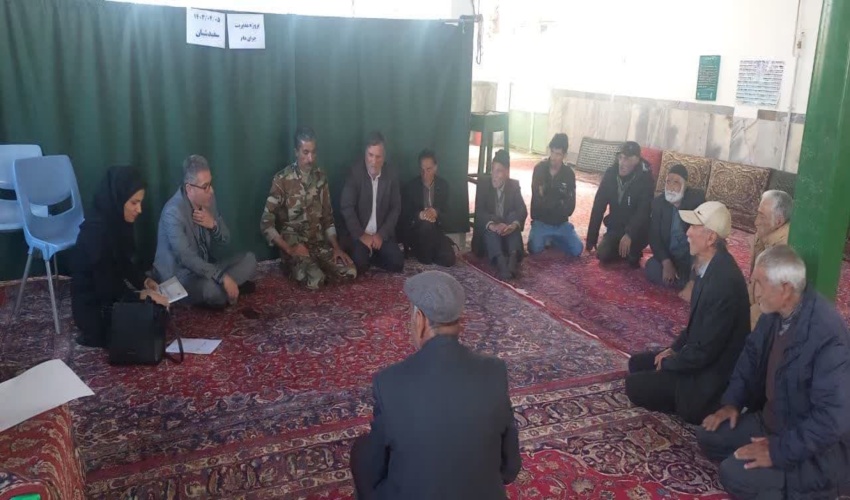 برگزاری کارگاه آموزشی ویژه مرتع‌داران و بهره‌برداران در روستای سفیدشبان شهرستان تفرش
