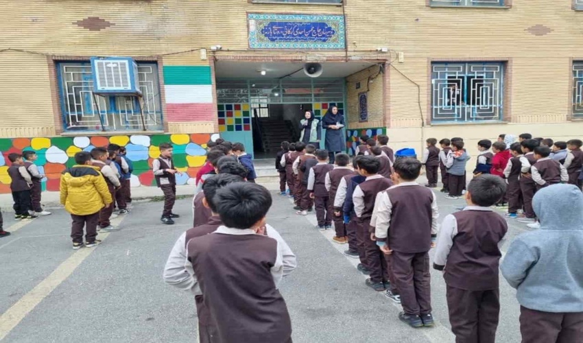 برگزاری دوره آموزشی کاشت بذر و همیار طبیعت در مدرسه صابرین 1 شهر شهباز