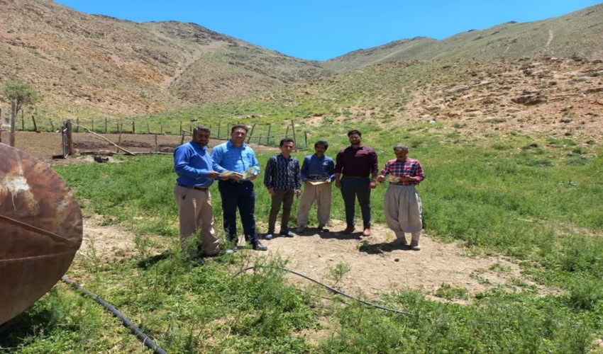 آموزش اطفای حریق و  مشارکت دامداران در پیشگیری و اطفای حریق احتمالی در مراتع