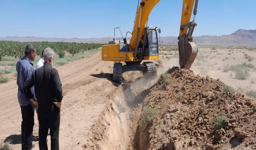 اجرای کمربند حفاظتی در پلاک سینک شهرستان ساوه 