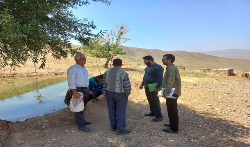 آموزش اطفای حریق در روستای گازران شهرستان خنداب