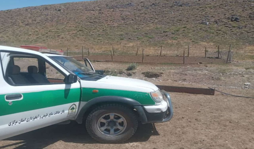 گشت و مراقبت یگان حفاظت منابع طبیعی از اراضی ملی شهرستان اراک 