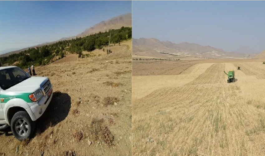 گشت و مراقبت از اراضی ملی  شهرستان زرندیه