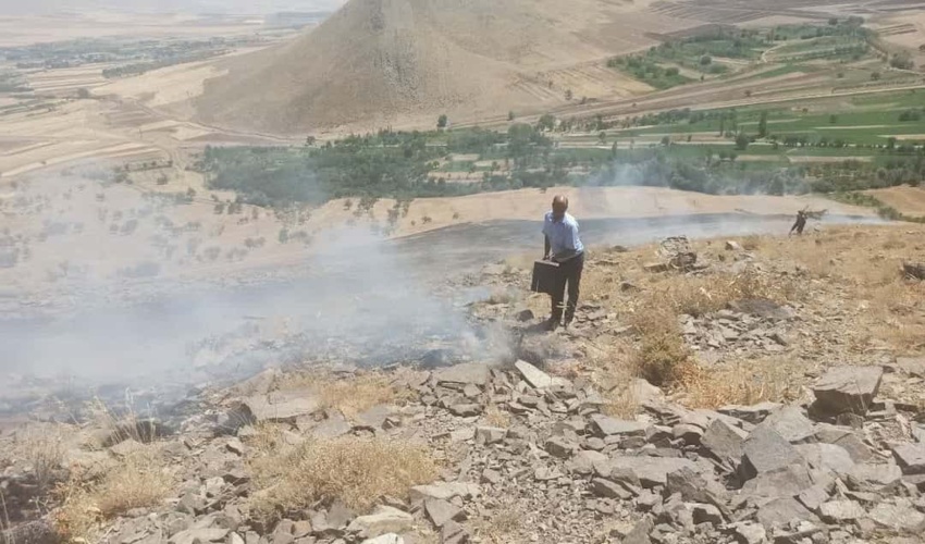 حریق در پلاک سرچال شهرستان شازند مهار شد