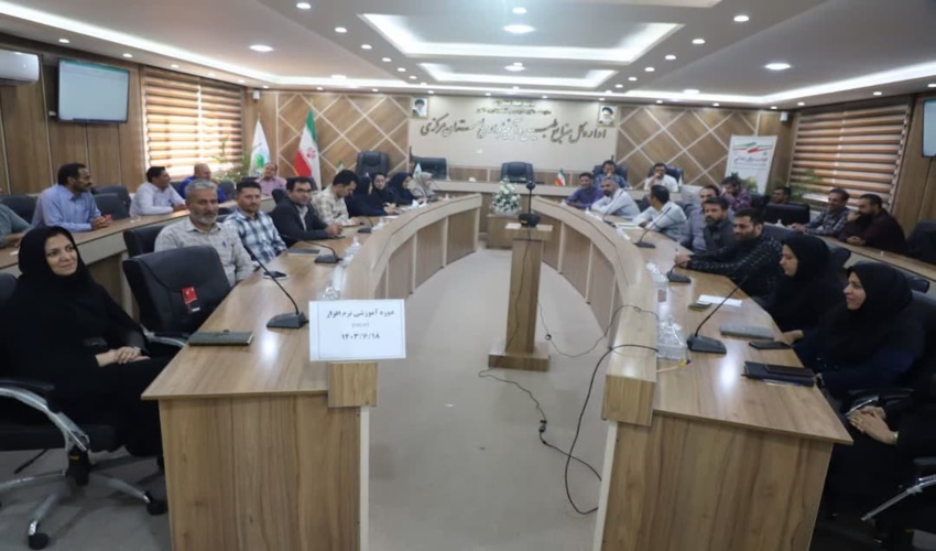 برگزاری دوره آموزشی نرم افزار اکسل در اداره کل منابع طبیعی و آبخیزداری استان مرکزی