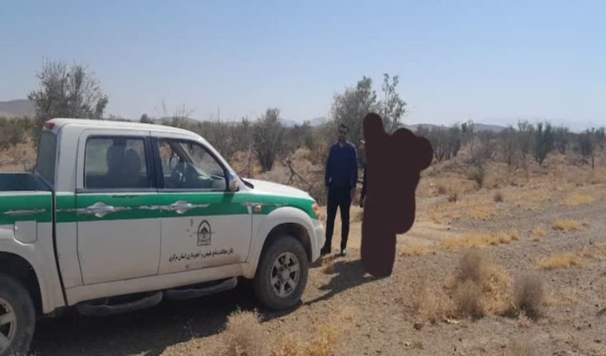 بازدید از نهال های غرس شده در شهرستان خنداب