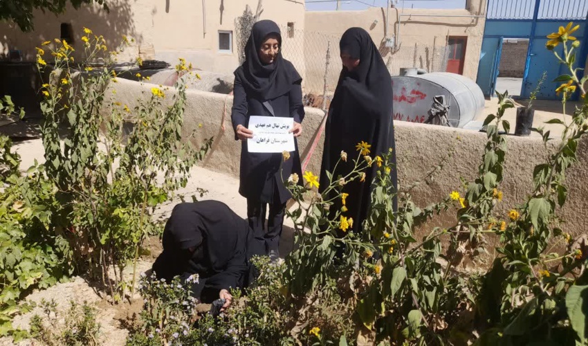 برگزاری پویش نهال هم عهدی باشهدا در شهرستان فراهان 