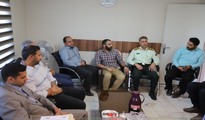 دیدار معاون و کارکنان معاونت حفاظت با فرمانده یگان حفاظت اداره کل منابع طبیعی و آبخیزداری استان