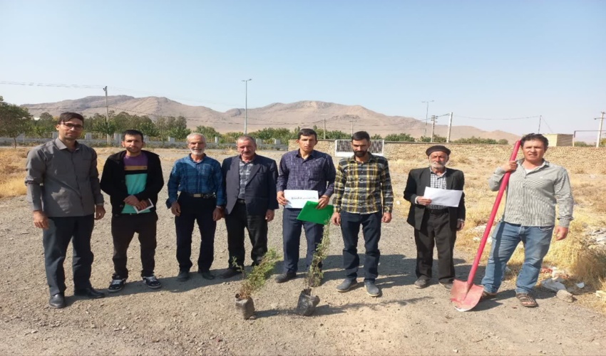 برگزاری پویش انتظار در روستای آلودر خنداب