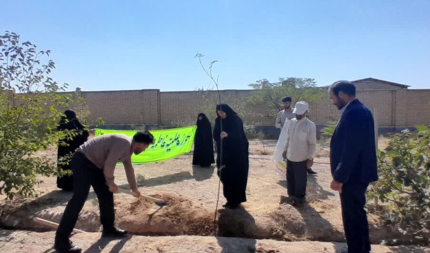 برگزاری پویش نهال کاری انتظار در شهرستان دلیجان 