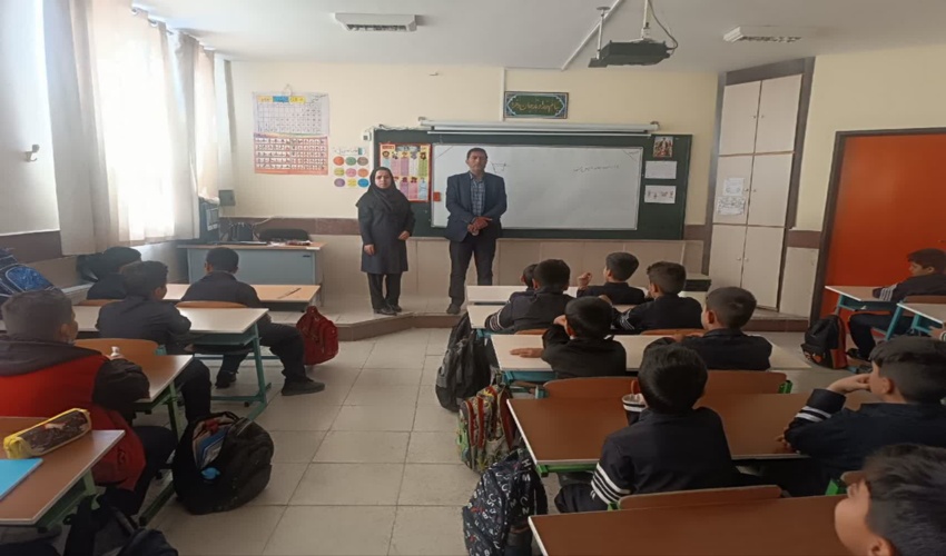 برگزاری دوره آموزشی کاشت بذر در مدرسه دکتر لطفی شهرستان خمین