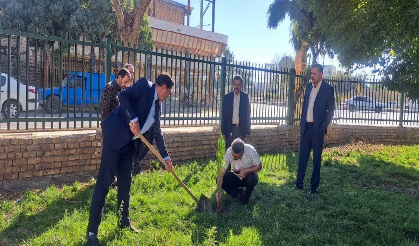 برگزاری پویش نهال‌کاری سلامت در خمین