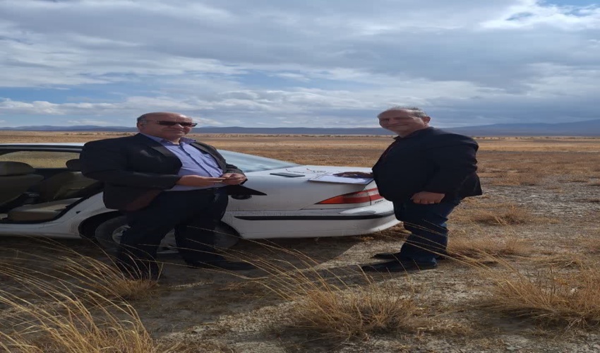 بازدید کارشناسان دادگستری از پلاک کله نمک‌کوه