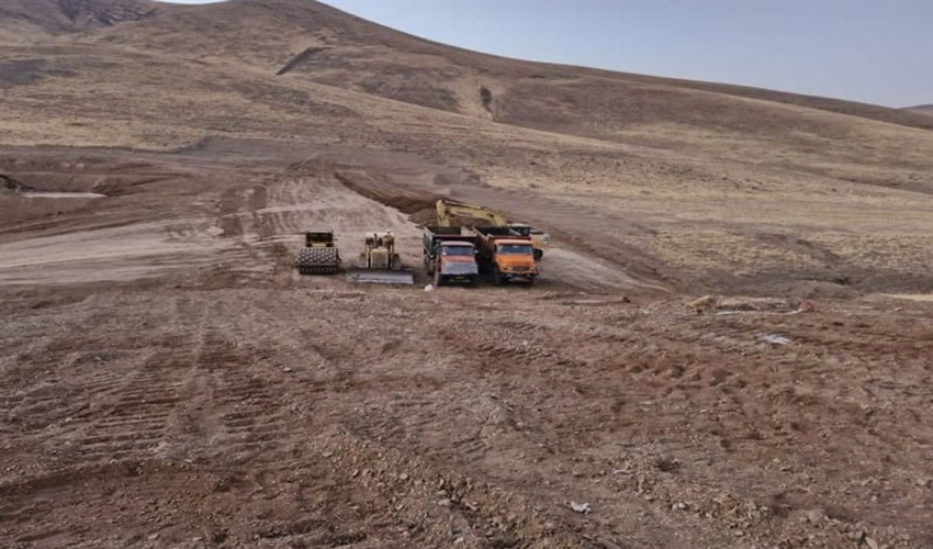 پیشرفت ۸۵ درصدی پروژه بند خاکی شهرستان خنداب